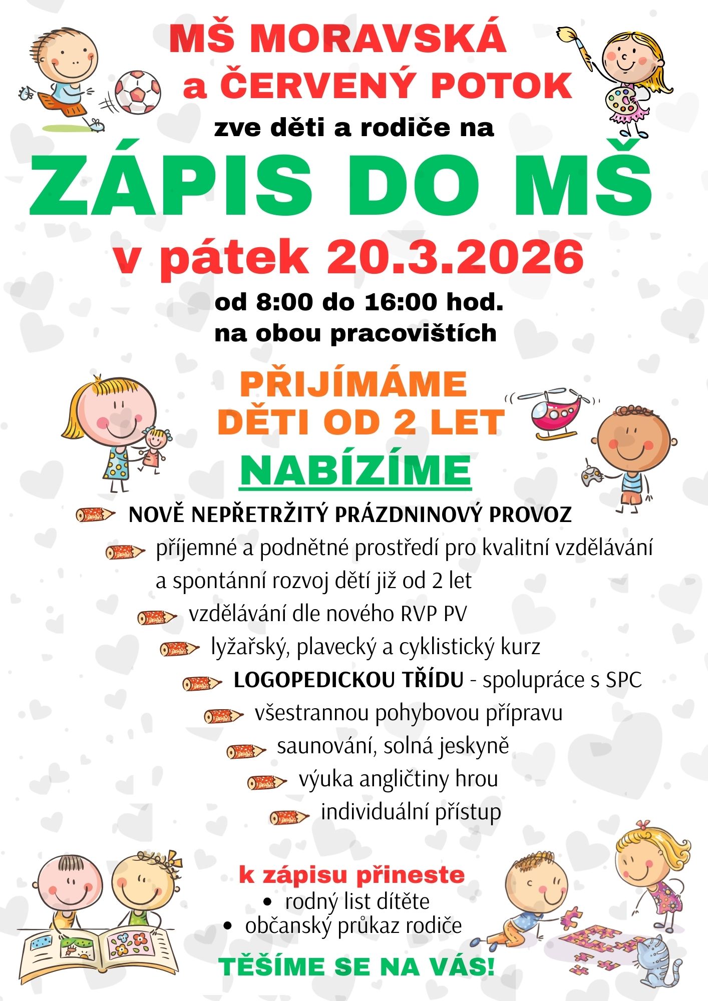 ZÁPIS DO MŠ