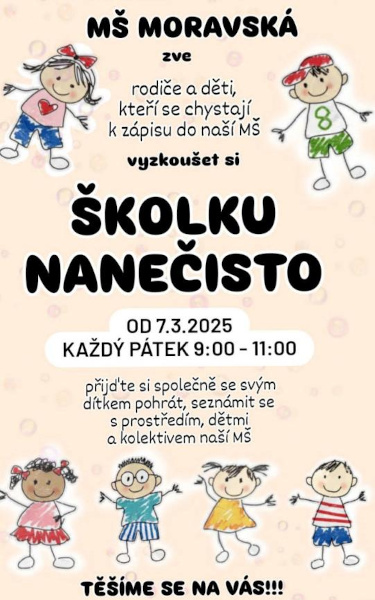 Školka nanečisto 2025